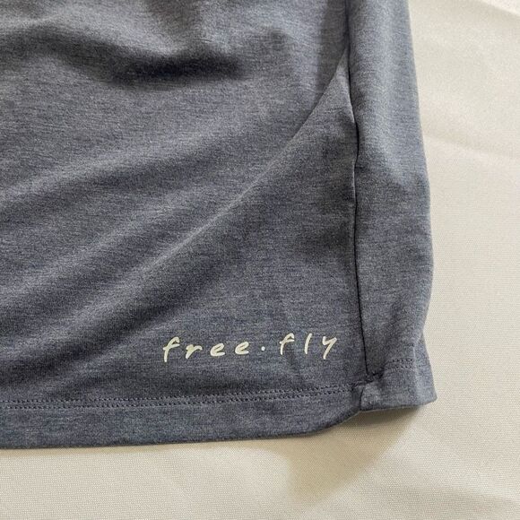 Free Fly Sweater Quarter Zip Pullover Mens 2X Blue Performance Bamboo - Picture 6 of 7